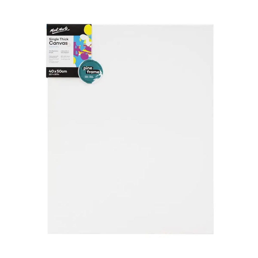 დაგრუნტული ტილო 40x50სმ MM Discovery Canvas ST 40x50cm