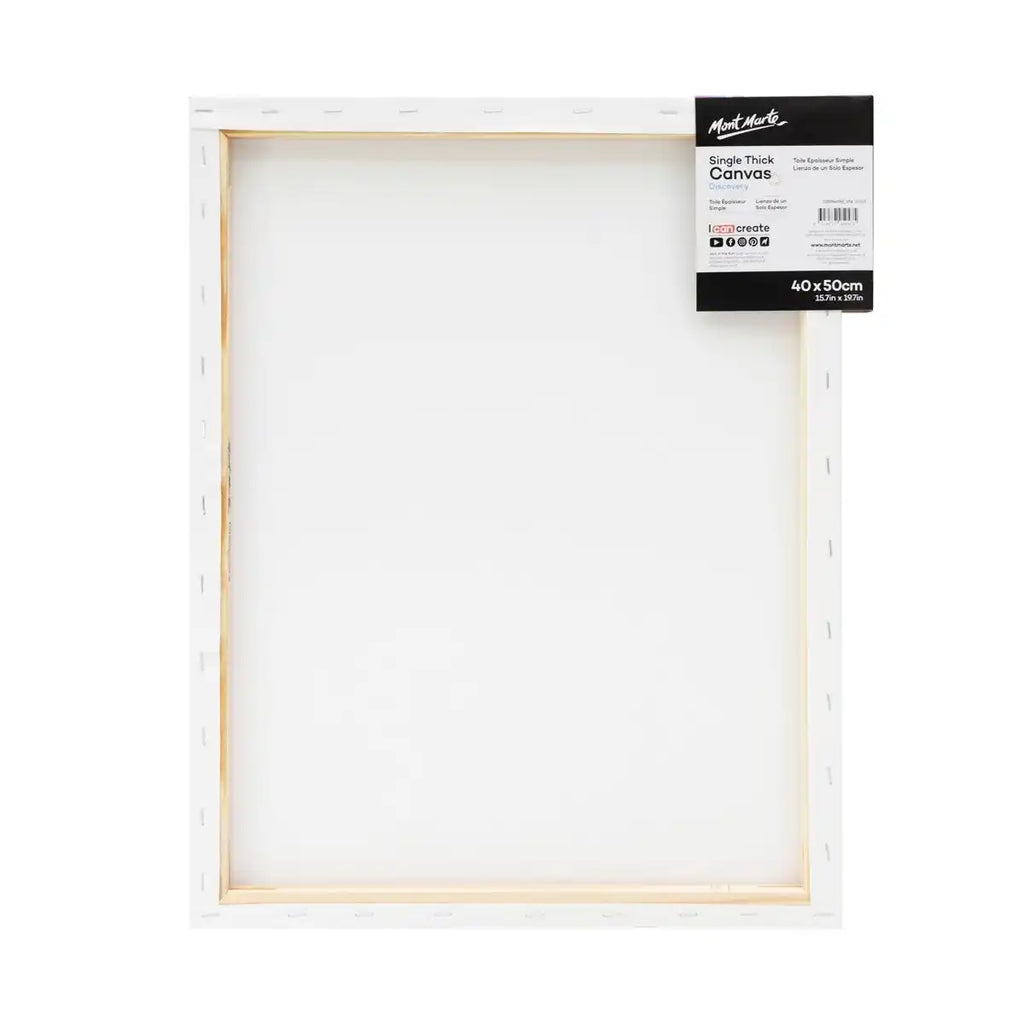 დაგრუნტული ტილო 40x50სმ MM Discovery Canvas ST 40x50cm