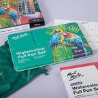 აკვარელის საღებავის ნაკრები 34 ფერი - MM Watercolour Full Pan Set 36pc in Tin