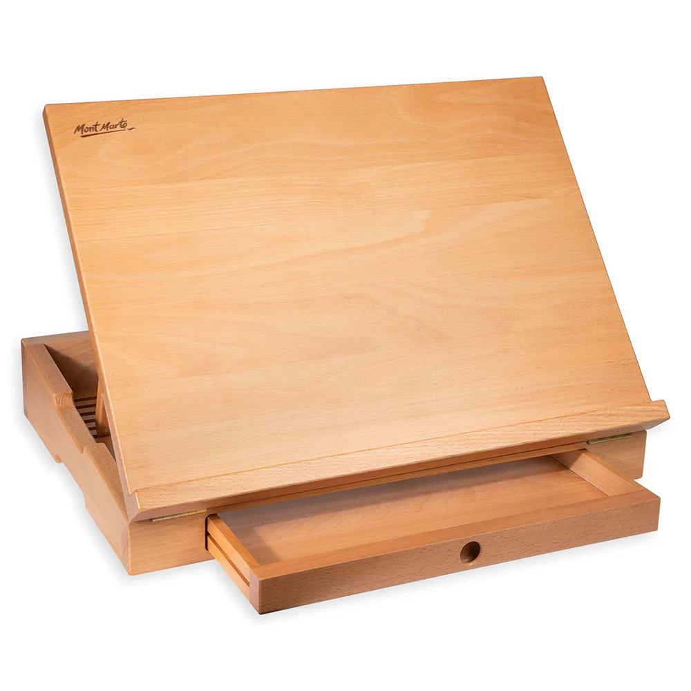 პრემიუმ მაგიდის მოლბერტი (წიფელის ხის) MM Desktop Table Easel Beech Wood