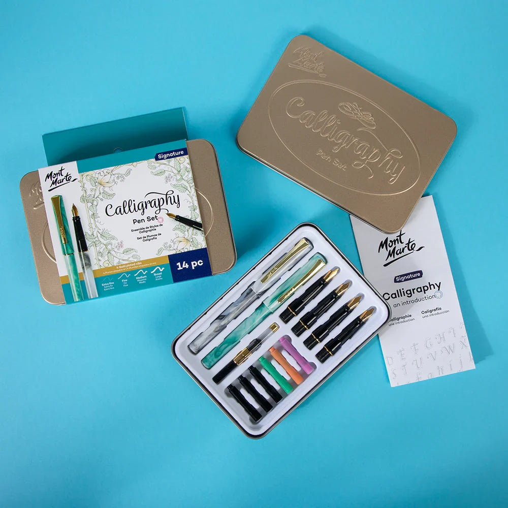 კალიგრაფიის კალმების ნაკრები MM Calligraphy Pen Set 14pc