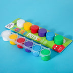 პოსტერის საღებავების ნაკრები 6 ფერი MM Poster Pots 6pc x 15ml - Brights