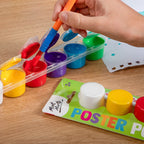პოსტერის საღებავების ნაკრები 6 ფერი MM Poster Pots 6pc x 15ml - Brights