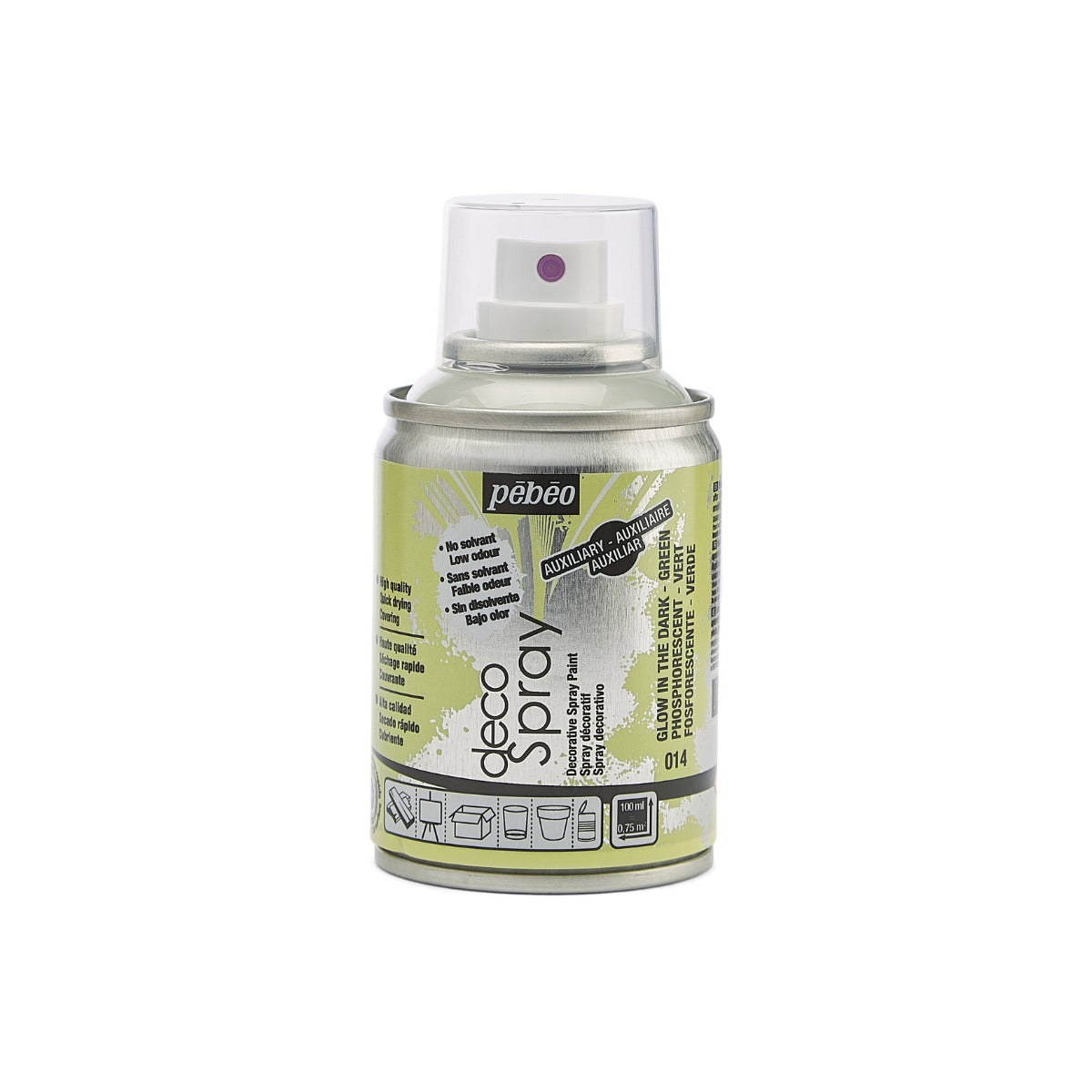 ფოსფორის მანათობელი დეკორატიული სპრეი DECOSPRAY 100ML GLOW IN DARK