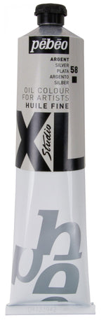 ზეთის საღებავი 200მლ XL FINE OIL 200 ML SILVER (Pebeo)