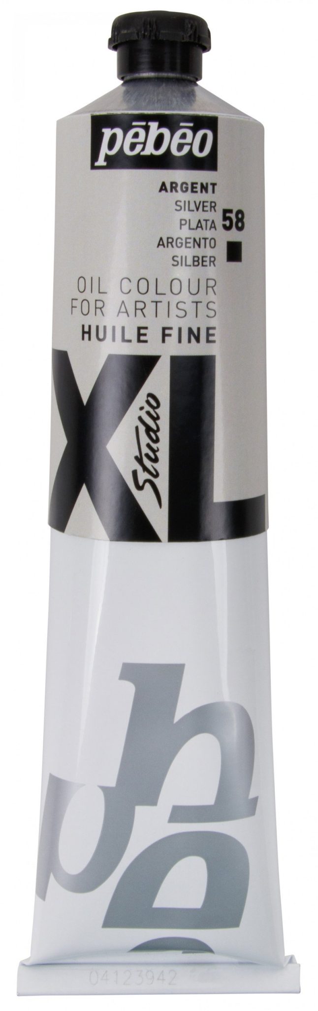 ზეთის საღებავი 200მლ XL FINE OIL 200 ML SILVER (Pebeo)