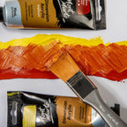 ფუნჯი სინთეტიკური (ბრტყელი) 25მმ Acrylic Brush Premium Taklon Flat Wide 25mm