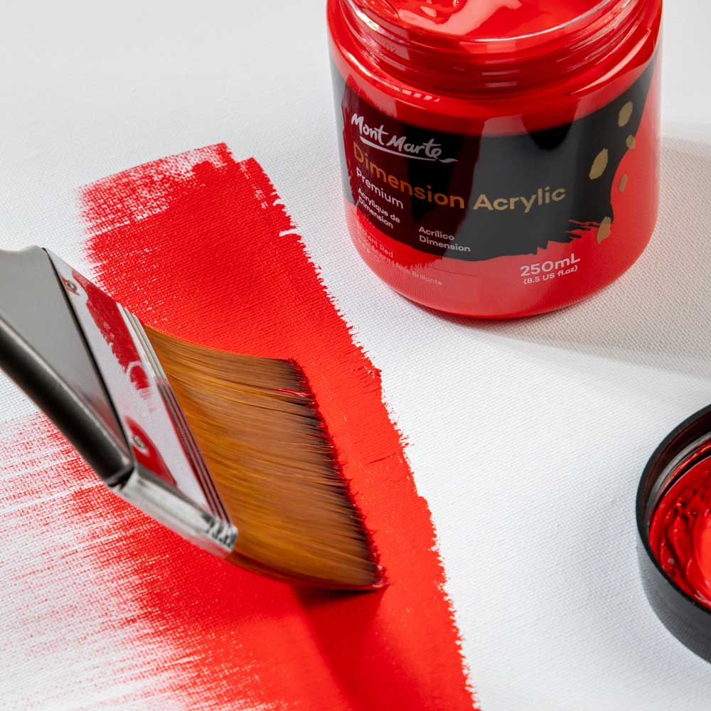 ფუნჯი სინთეტიკური (ბრტყელი) 75მმ Acrylic Brush Premium Taklon Flat Wide 75mm
