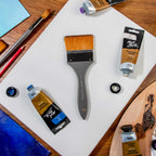 ფუნჯი სინთეტიკური (ბრტყელი) 75მმ Acrylic Brush Premium Taklon Flat Wide 75mm