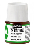 ვიტრაჟის მქრქალი (მატი)  მედიუმი 45 მლ -  MÉDIUM MAT VITRAIL 45 ML