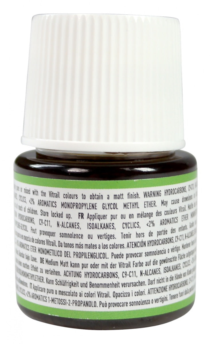 ვიტრაჟის მქრქალი (მატი)  მედიუმი 45 მლ -  MÉDIUM MAT VITRAIL 45 ML