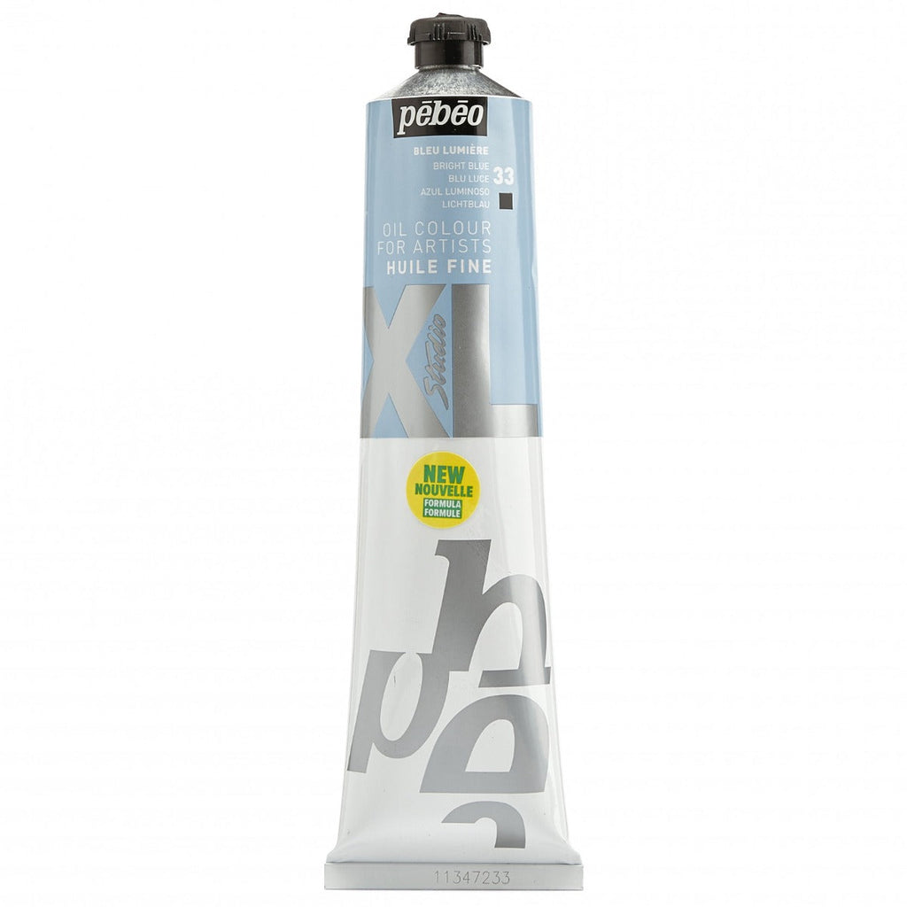 ზეთის საღებავი კაშკაშა ლურჯი 200 მლ - XL FINE OIL 200 ML BRIGHT BLUE
