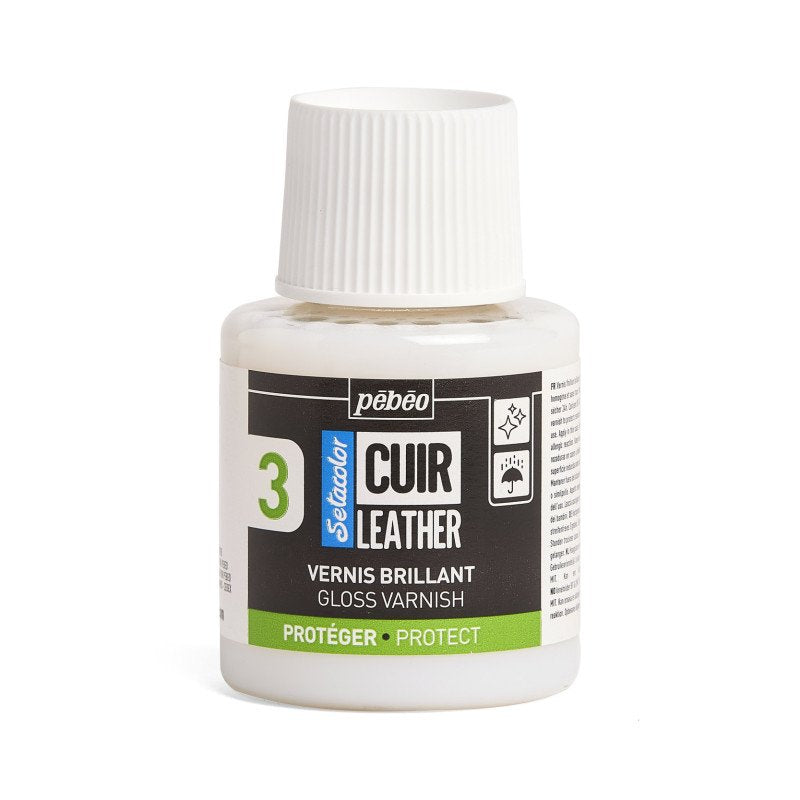 პრიალა ლაქი ტყავისთვის 110 მლ - SETACOLOR LEATHER 110ML – GLOSS VARNISH
