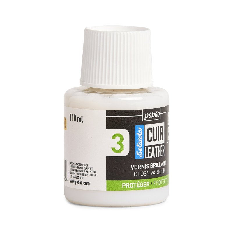 პრიალა ლაქი ტყავისთვის 110 მლ - SETACOLOR LEATHER 110ML – GLOSS VARNISH