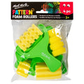ტექსტურული ლილვაკების ნაკრები 4 ცალი - Pattern Foam Rollers 4pc