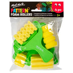 ტექსტურული ლილვაკების ნაკრები 4 ცალი - Pattern Foam Rollers 4pc