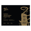 ბამბის აკვარელის ქაღალდი A4 - Cotton Watercolour Paper 200gsm A4 10 Sheets
