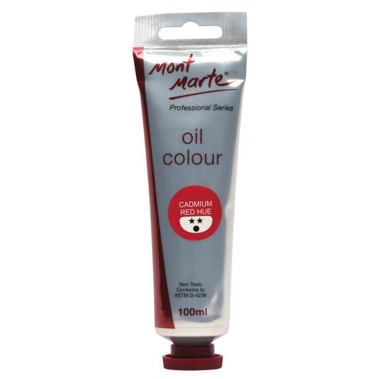 Oil paint 100ml MontMarte Oil Paint 100mls - Cadmium Red Hue