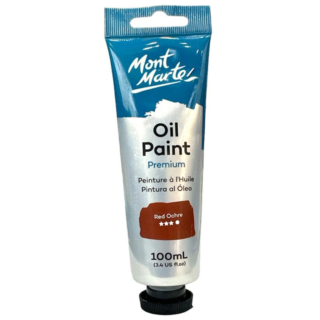 ზეთის საღებავი წითელი ოხრა MM Oil Paint 100mls - Red Ochre