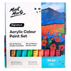 Набор акриловых красок 36 цветов MM Acrylic Paint Set 36шт x 36мл 