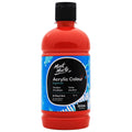 წითელი აკრილის საღებავი MM Acrylic Colour 500ml bottle - Brilliant Red