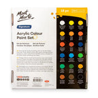 აკრილის საღებავები 18 ფერი ნაკრები MM Acrylic Paint Set 18pc x 36ml