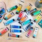 აკრილის საღებავები 18 ფერი ნაკრები MM Acrylic Paint Set 18pc x 36ml