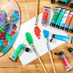 აკრილის საღებავები 18 ფერი ნაკრები MM Acrylic Paint Set 18pc x 36ml