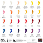 აკრილის საღებავები 48 ფერი ნაკრები MM Acrylic Paint Set 48pc x 36ml
