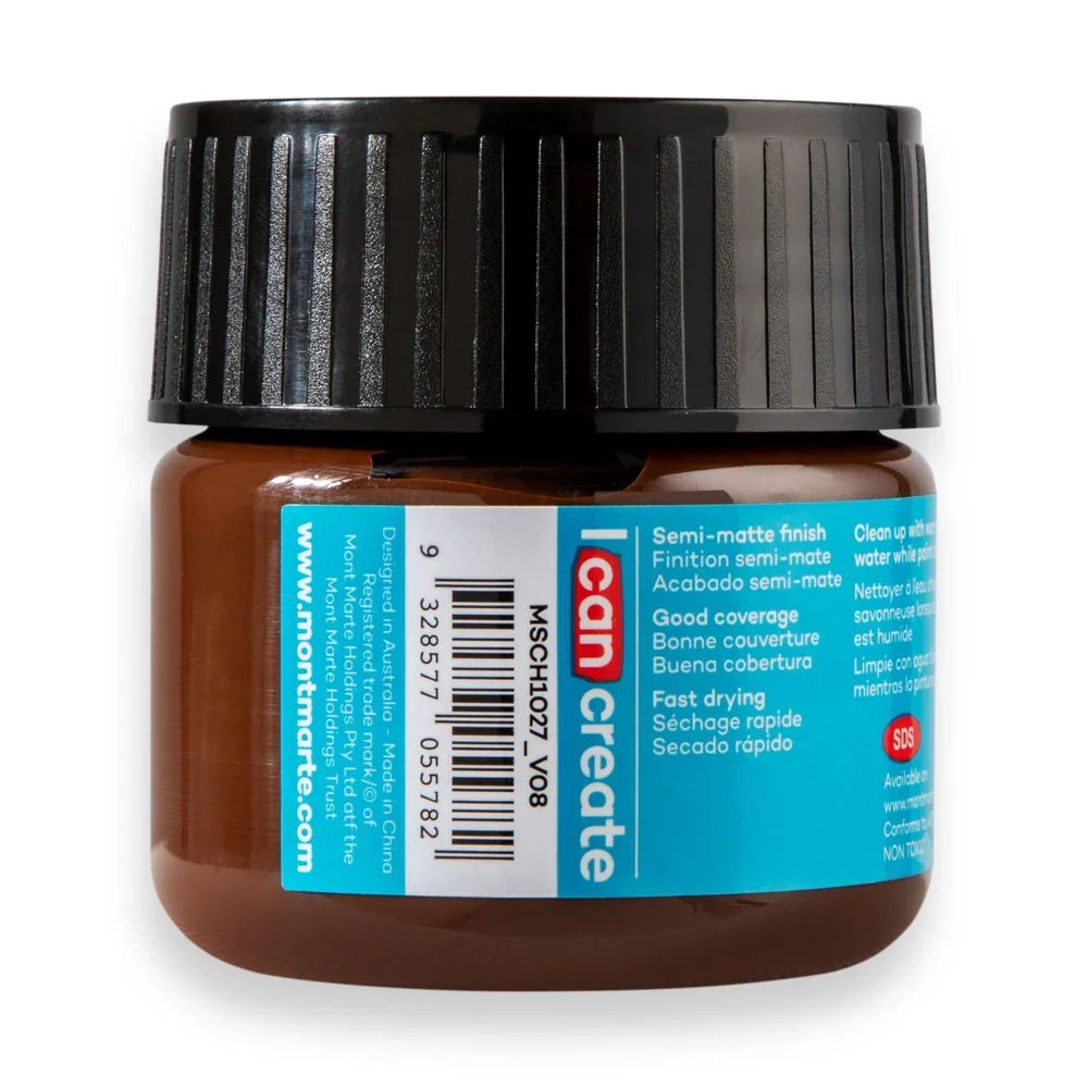 Acrylic Colour Paint Burnt Umber – 100ml