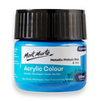 აკრილის საღებავი მეტალის ლურჯი 100 მლ - Acrylic Colour Paint 100ml - Metallic Phthalo Blue