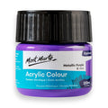 აკრილის საღებავი მეტალის იისფერი 100 მლ - Acrylic Colour Paint 100ml - Metallic Purple