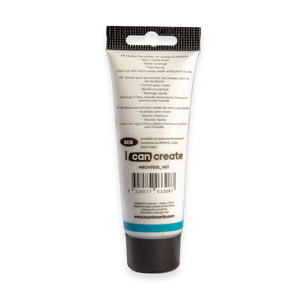 აკრილის საღებავი ტიტანის თეთრი MM Studio Acrylic Paint 75ml - Titanium White