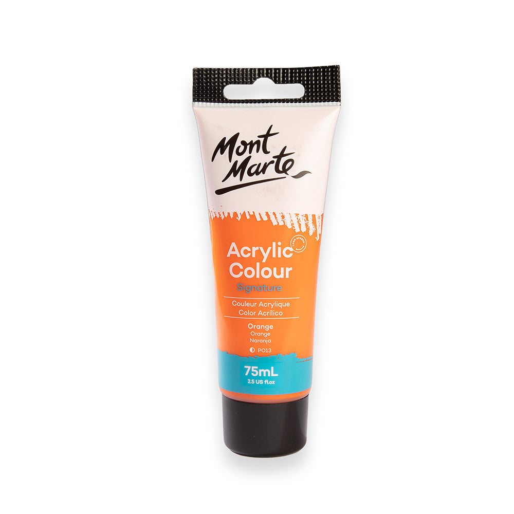 აკრილის საღებავი ნარინჯისფერი MM Studio Acrylic Paint 75ml - Orange
