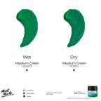 აკრილის საღებავი მწვანე 100 მლ - Acrylic Colour Paint 100ml - Medium Green