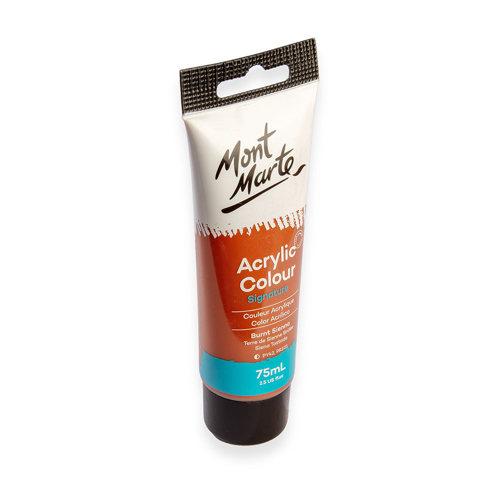 აკრილის საღებავი დამწვარი სიენა MM Studio Acrylic Paint 75ml - Burnt Sienna