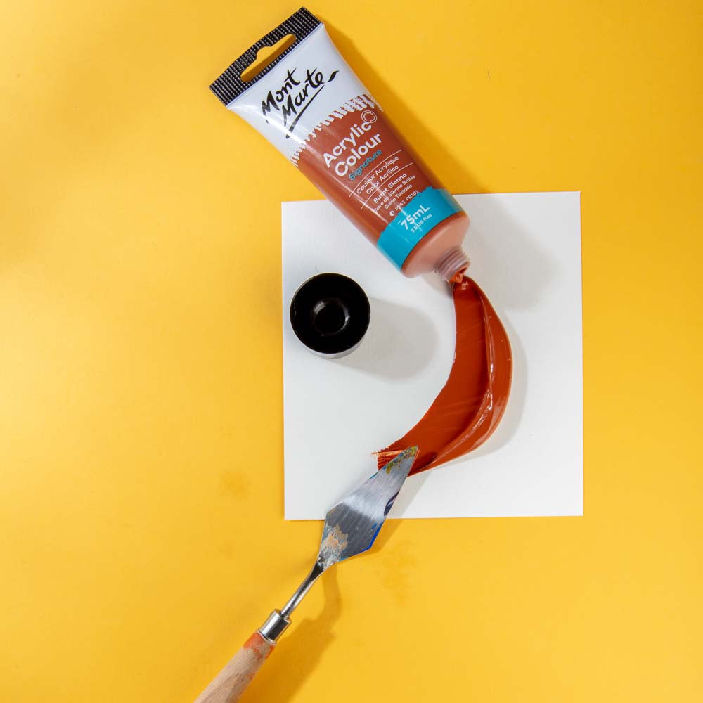 აკრილის საღებავი დამწვარი სიენა MM Studio Acrylic Paint 75ml - Burnt Sienna