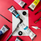 შავი აკრილის საღებავი MM Studio Acrylic Paint 75ml - Lamp Black