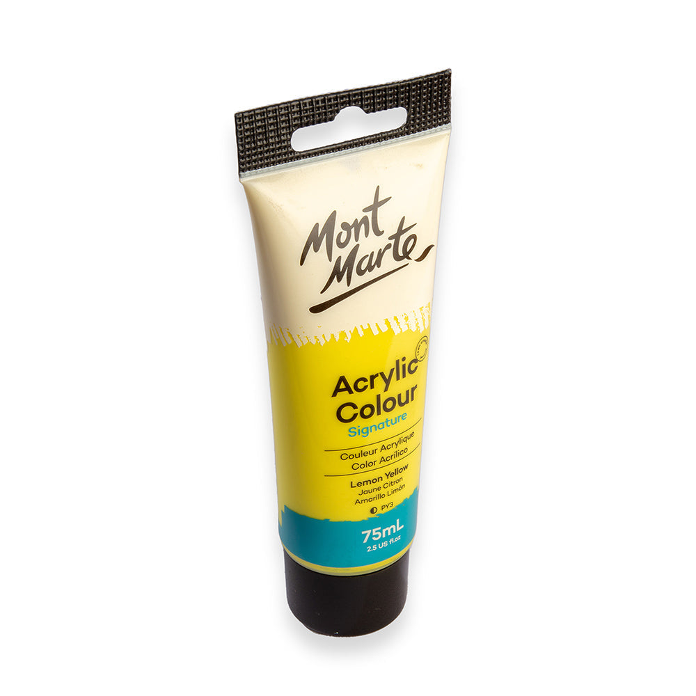 Acrylic paint lemon yellow MM Studio Acrylic Paint 75ml - Lemon Yellow