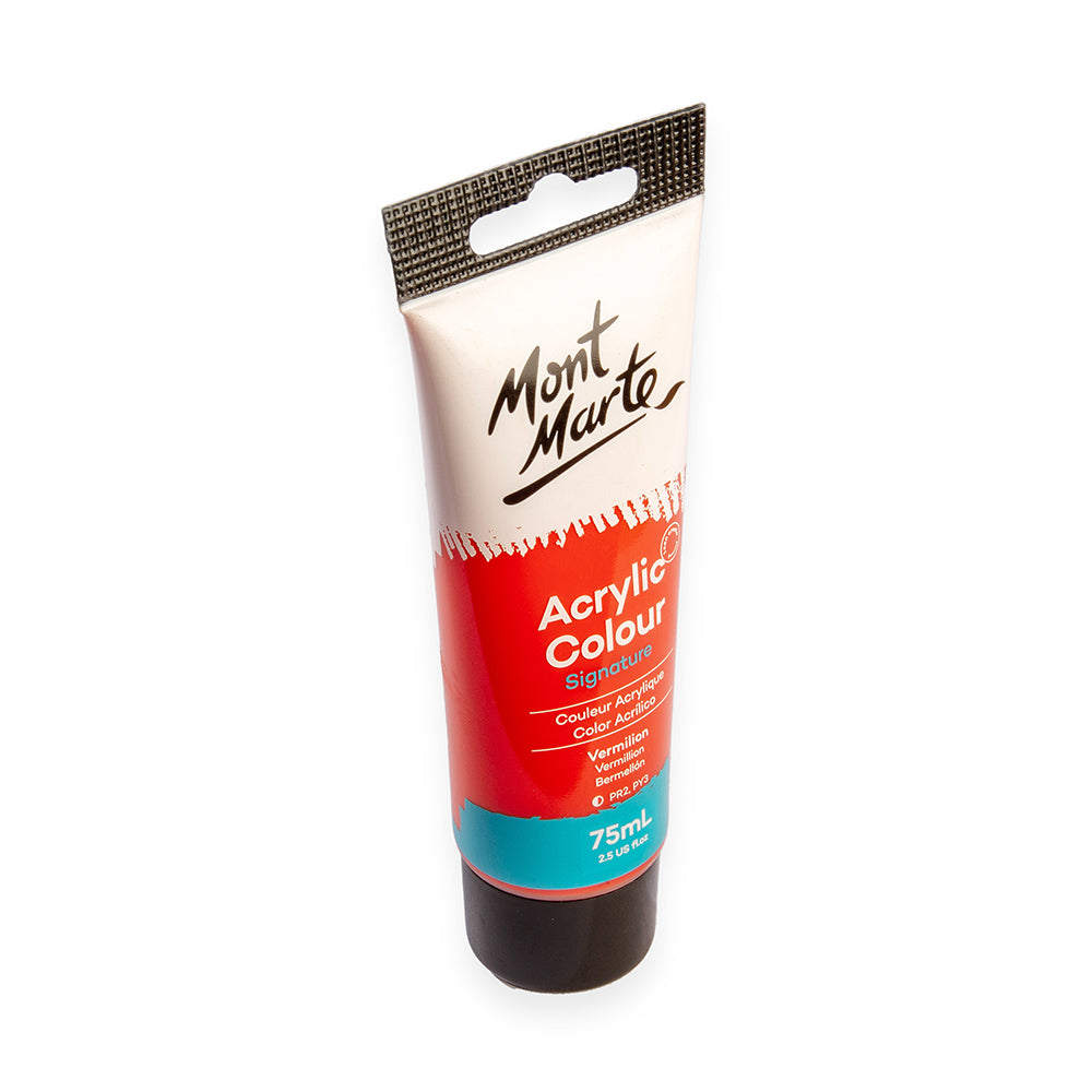 Acrylic paint Vermillion MM Studio Acrylic Paint 75ml - Vermillion