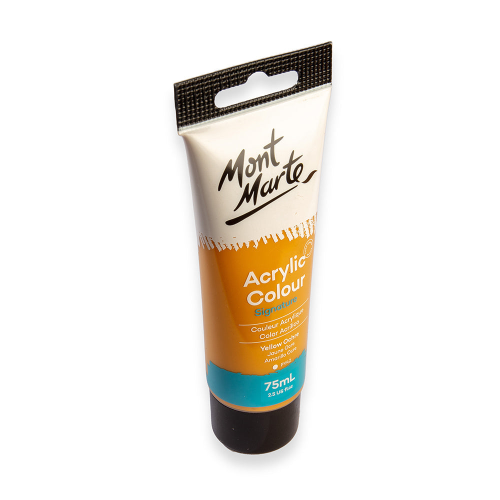 აკრილის საღებავი ყვითელი ოხრა MM Studio Acrylic Paint 75ml - Yellow Ochre