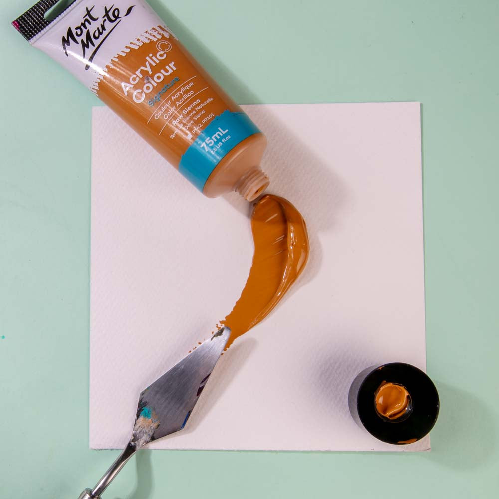 აკრილის საღებავი MM Studio Acrylic Paint 75ml - Raw Sienna