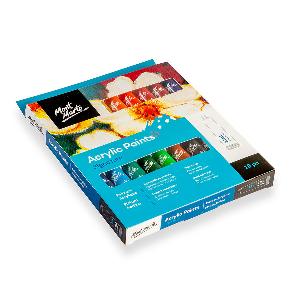 MM Acrylic Paints 18pc x 12ml