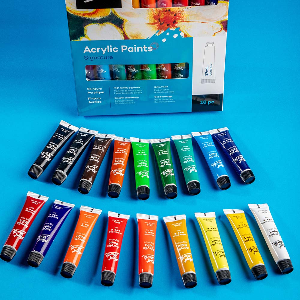 MM Acrylic Paints 18pc x 12ml