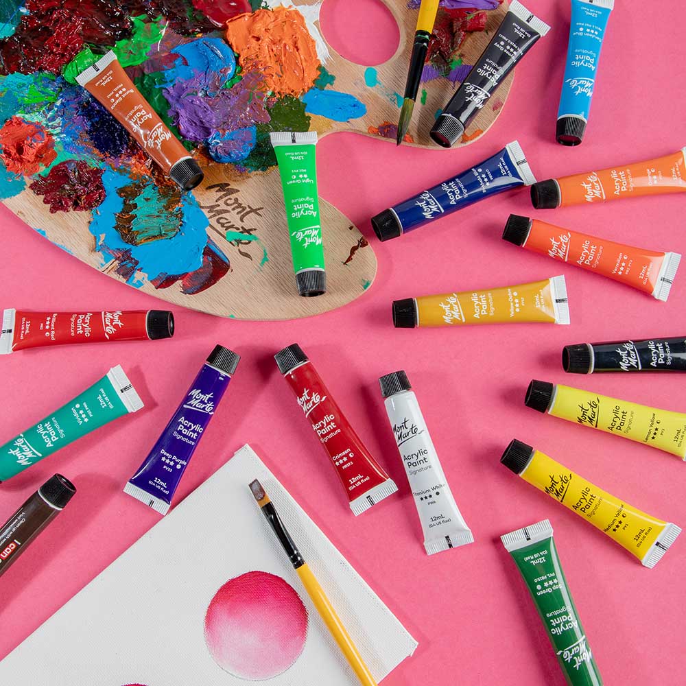 MM Acrylic Paints 18pc x 12ml