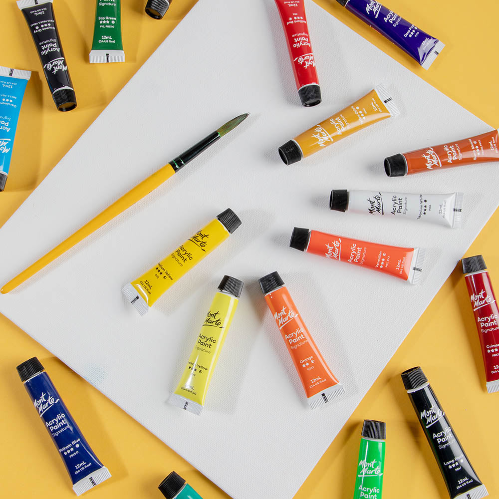 MM Acrylic Paints 18pc x 12ml