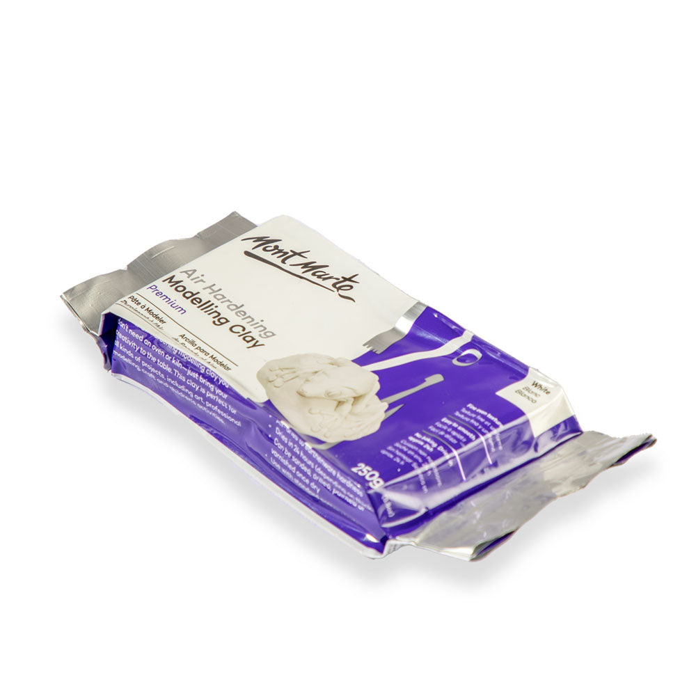 ჰაერზე შრობადი თიხა - Air Hardening Modelling Clay Premium 250g (8.8oz) - White