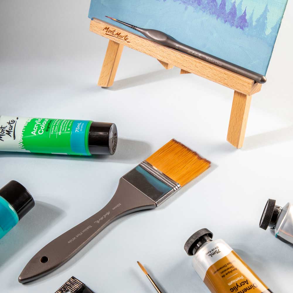 MM Artist Brush Taklon Flat Wide 50mm