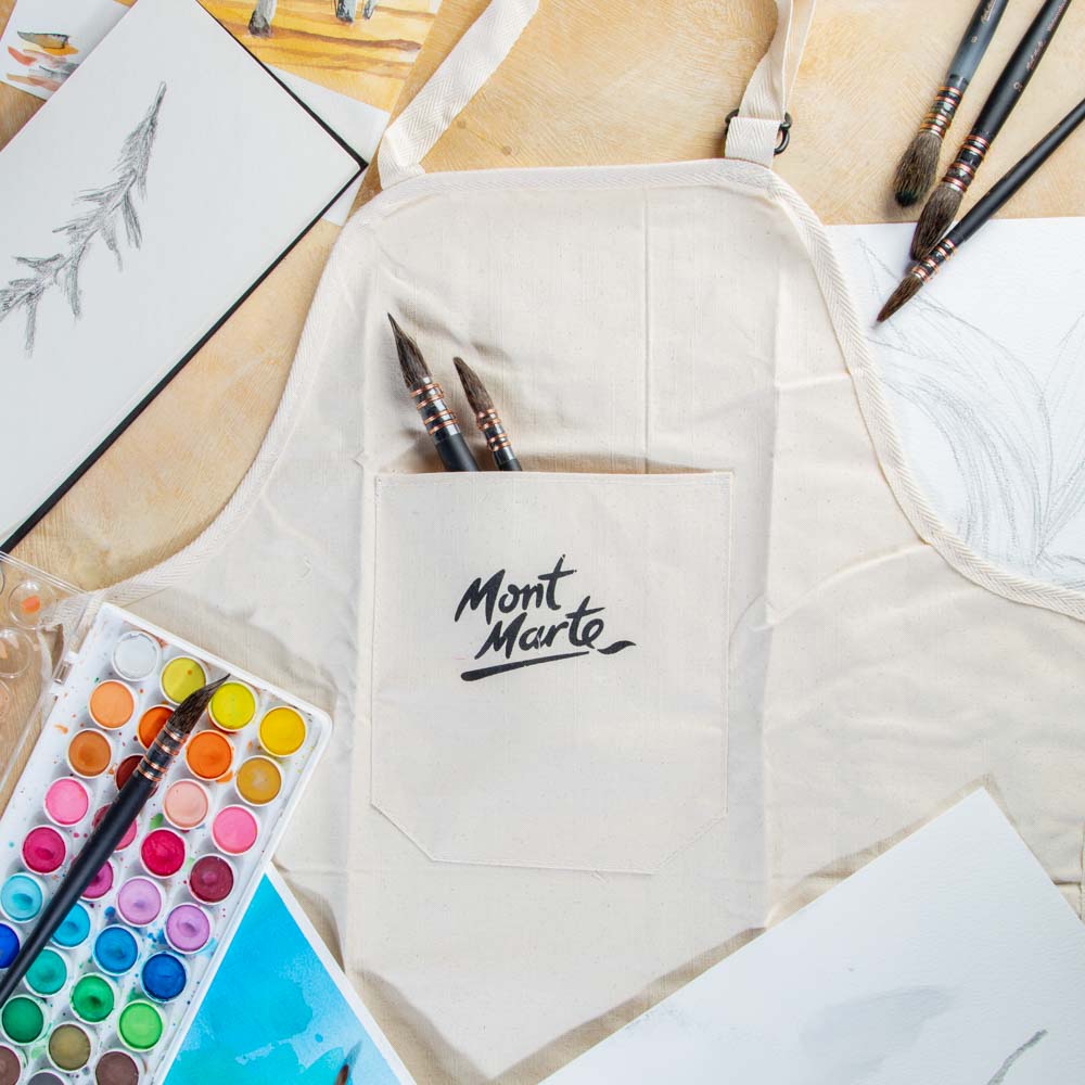 მხატვრის წინსაფარი MM Artists Apron Heavy Duty Calico