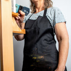მხატვრის შავი წინსაფარი - Mont Marte Artist Apron Black Signature
